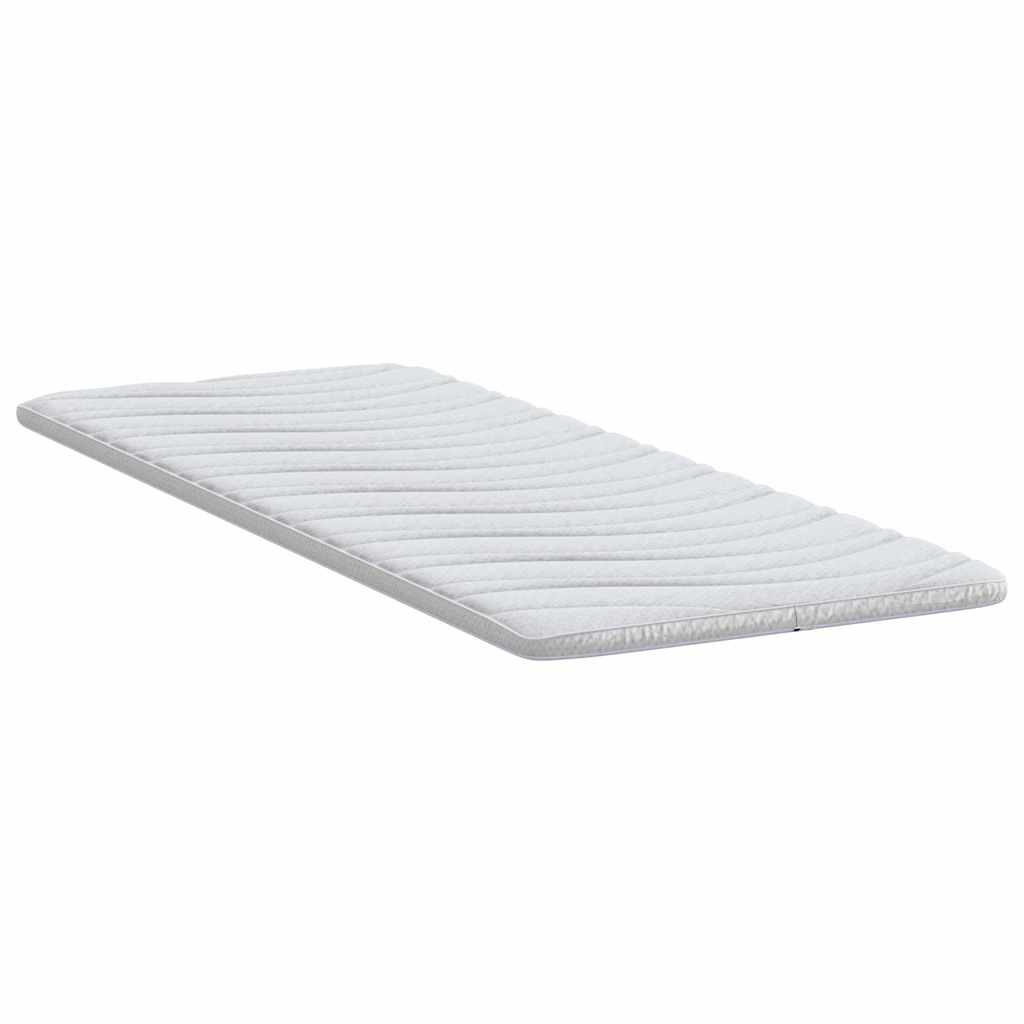 Topper per materasso 80 x 200 cm Spessore Tessuto a maglia