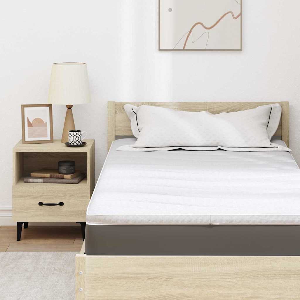 Topper per materasso 90 x 190 cm Spessore Tessuto a maglia