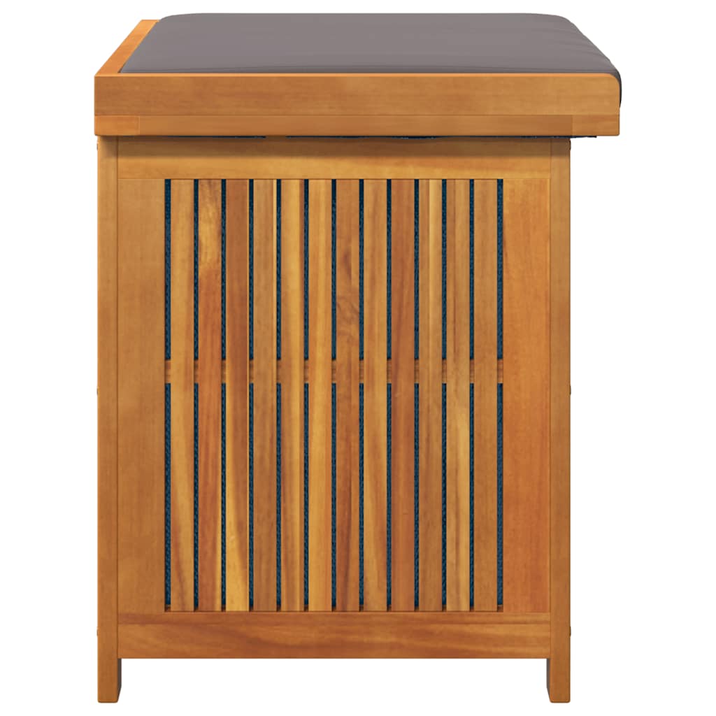 Scatola Cuscini da Esterno 60x50x61 cm Legno Massello Acacia