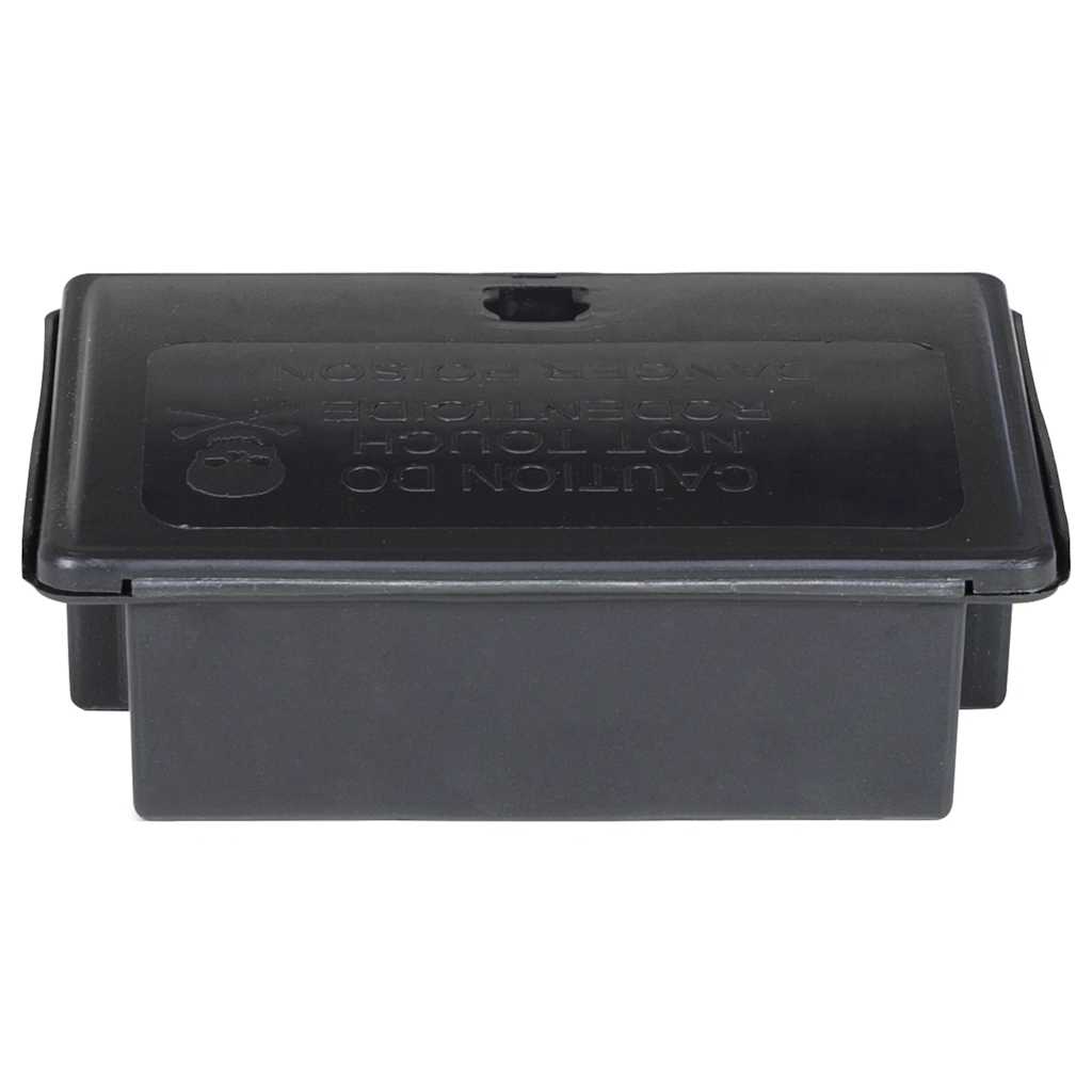 Trappole per Topi 5 pz Nere 13x10x4 cm