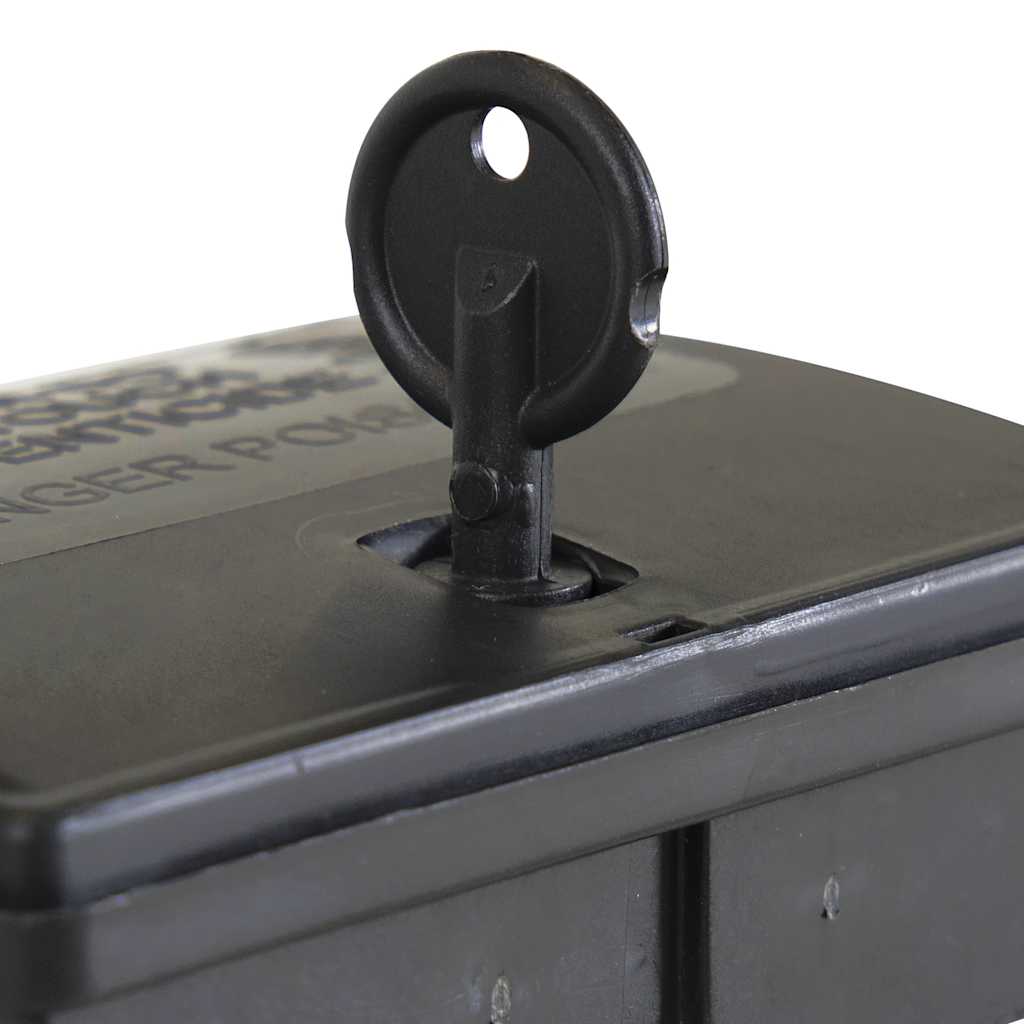 Trappole per Topi 5 pz Nere 13x10x4 cm