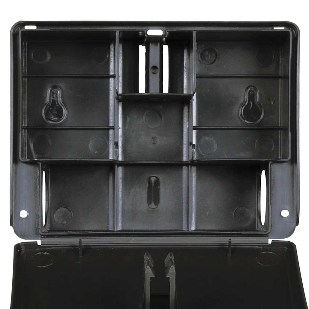 Trappole per Topi 10 pz Nere 13x10x4 cm