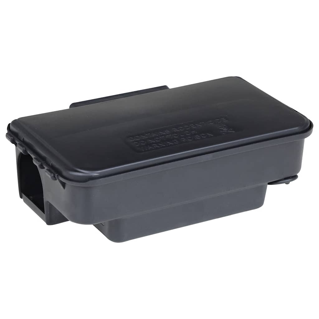 Trappole per Topi 6 pz Nere 22x12,5x7,5 cm