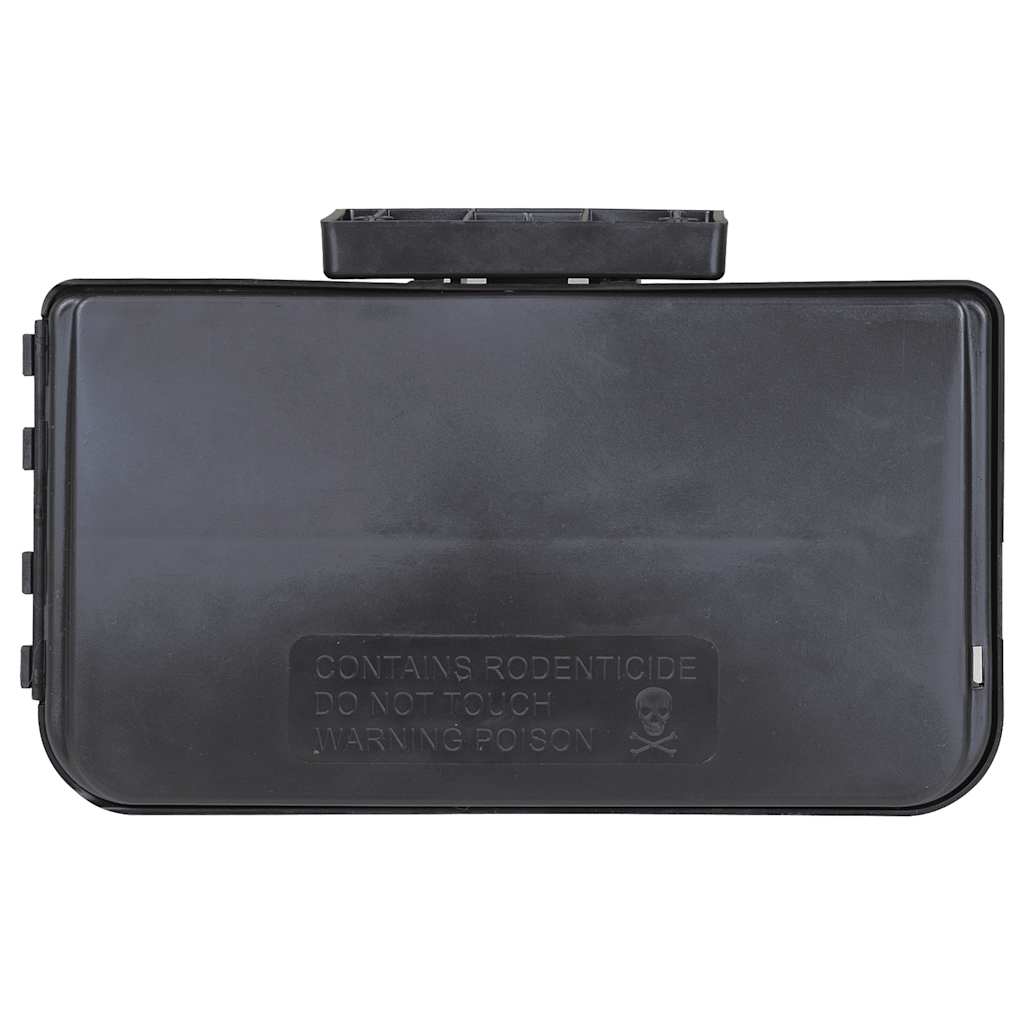 Trappole per Topi 6 pz Nere 22x12,5x7,5 cm