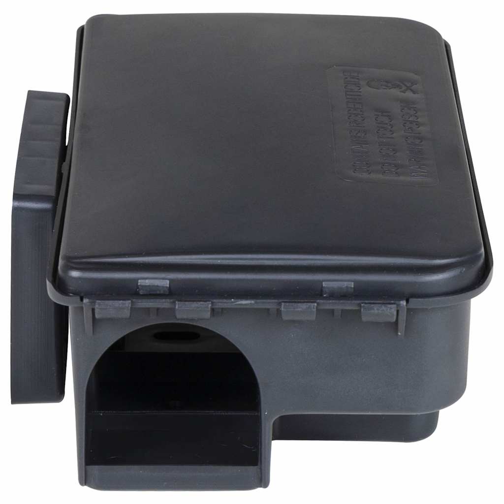 Trappole per Topi 12 pz Nere 22x12,5x7,5 cm