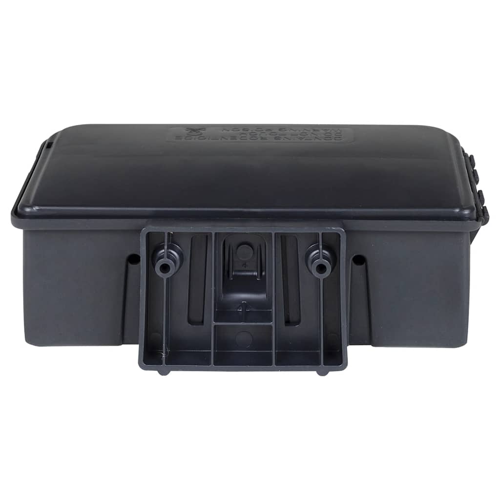 Trappole per Topi 12 pz Nere 22x12,5x7,5 cm
