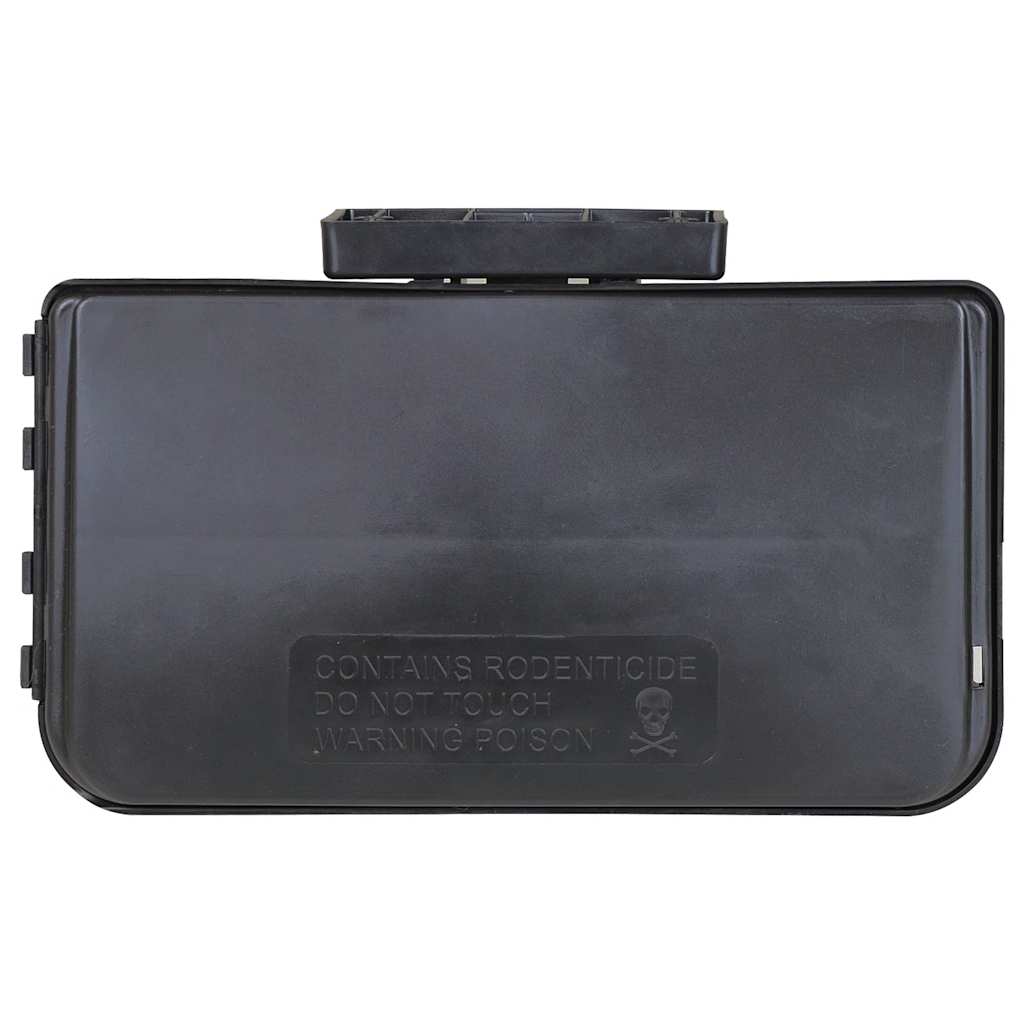 Trappole per Topi 12 pz Nere 22x12,5x7,5 cm