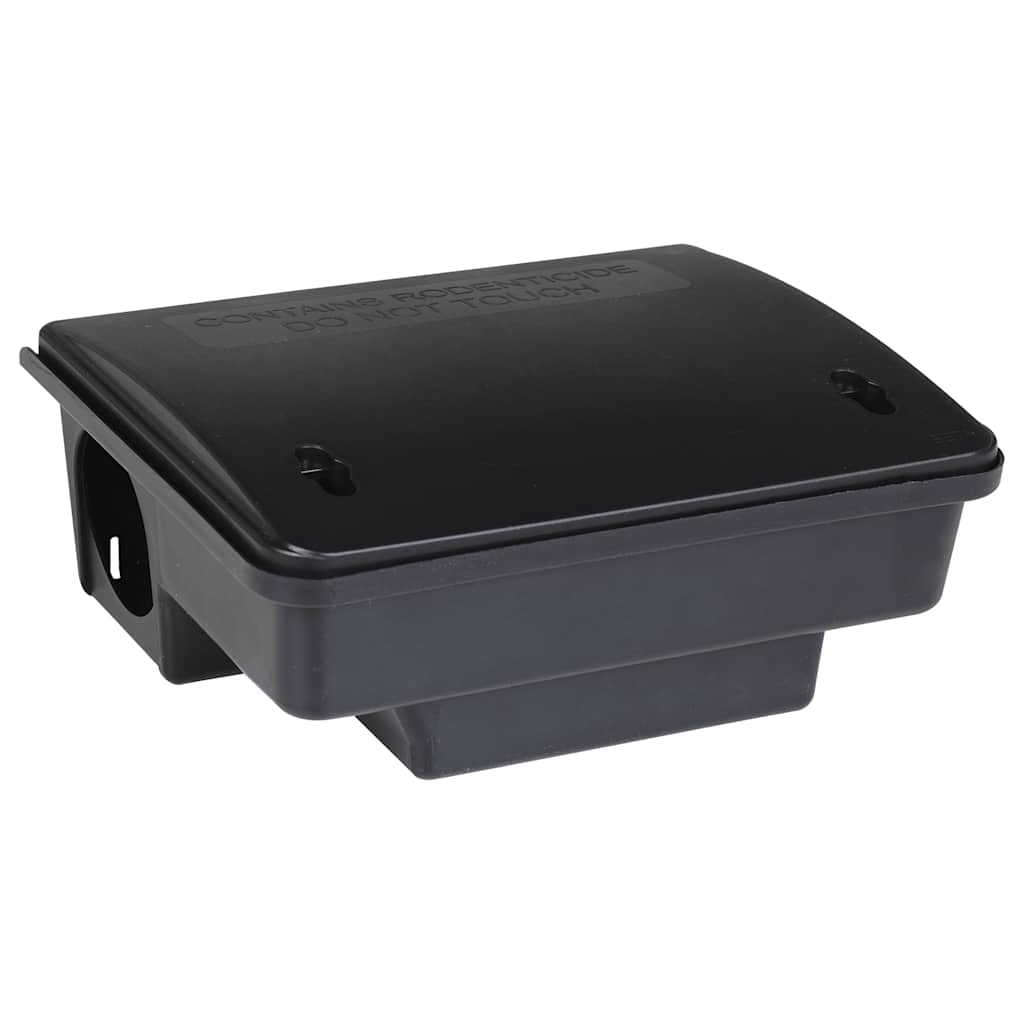 Trappole per Topi 4 pz Nere 23x19x9,5 cm