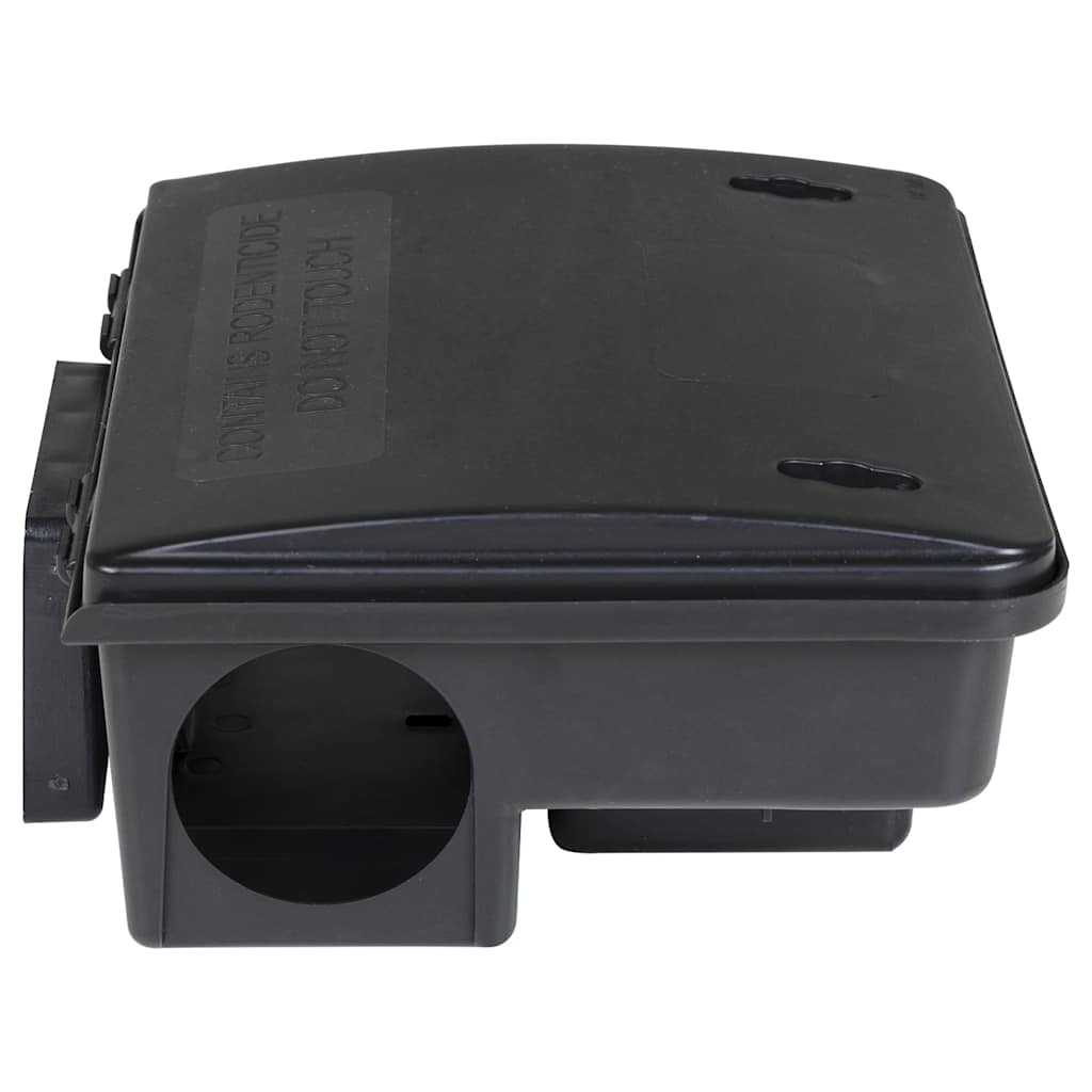 Trappole per Topi 4 pz Nere 23x19x9,5 cm