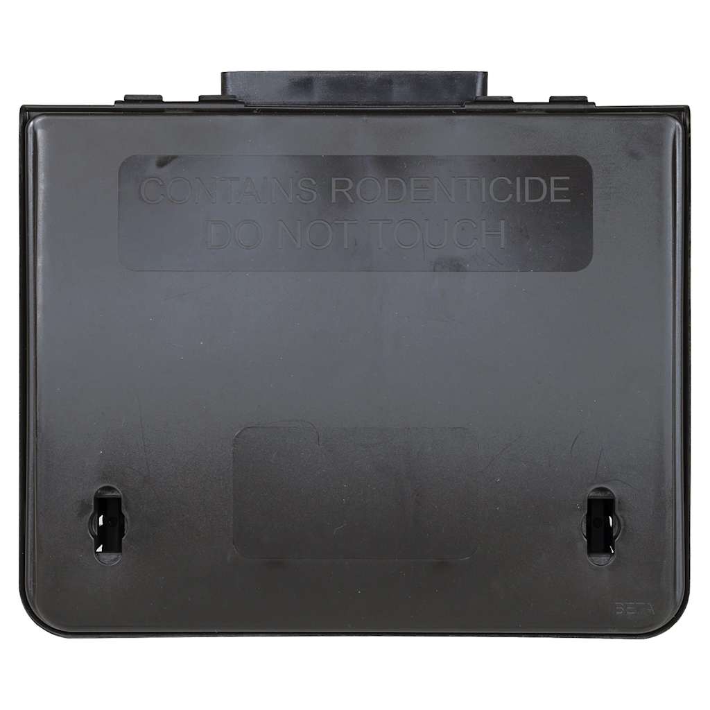Trappole per Topi 4 pz Nere 23x19x9,5 cm