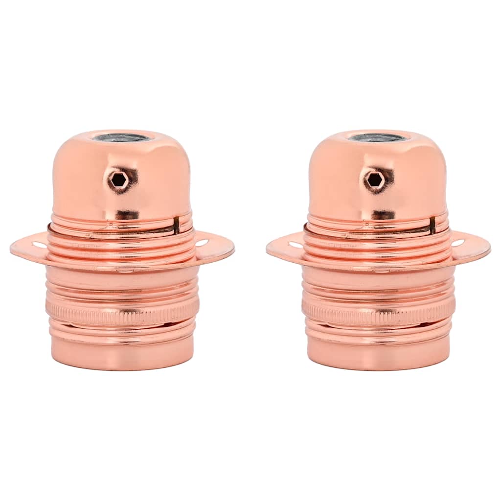 Portalampada 2 pz Oro Rosa E27