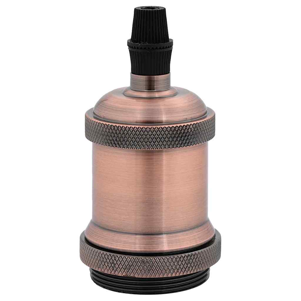 Portalampade 2 pz Rosso Bronzo E27