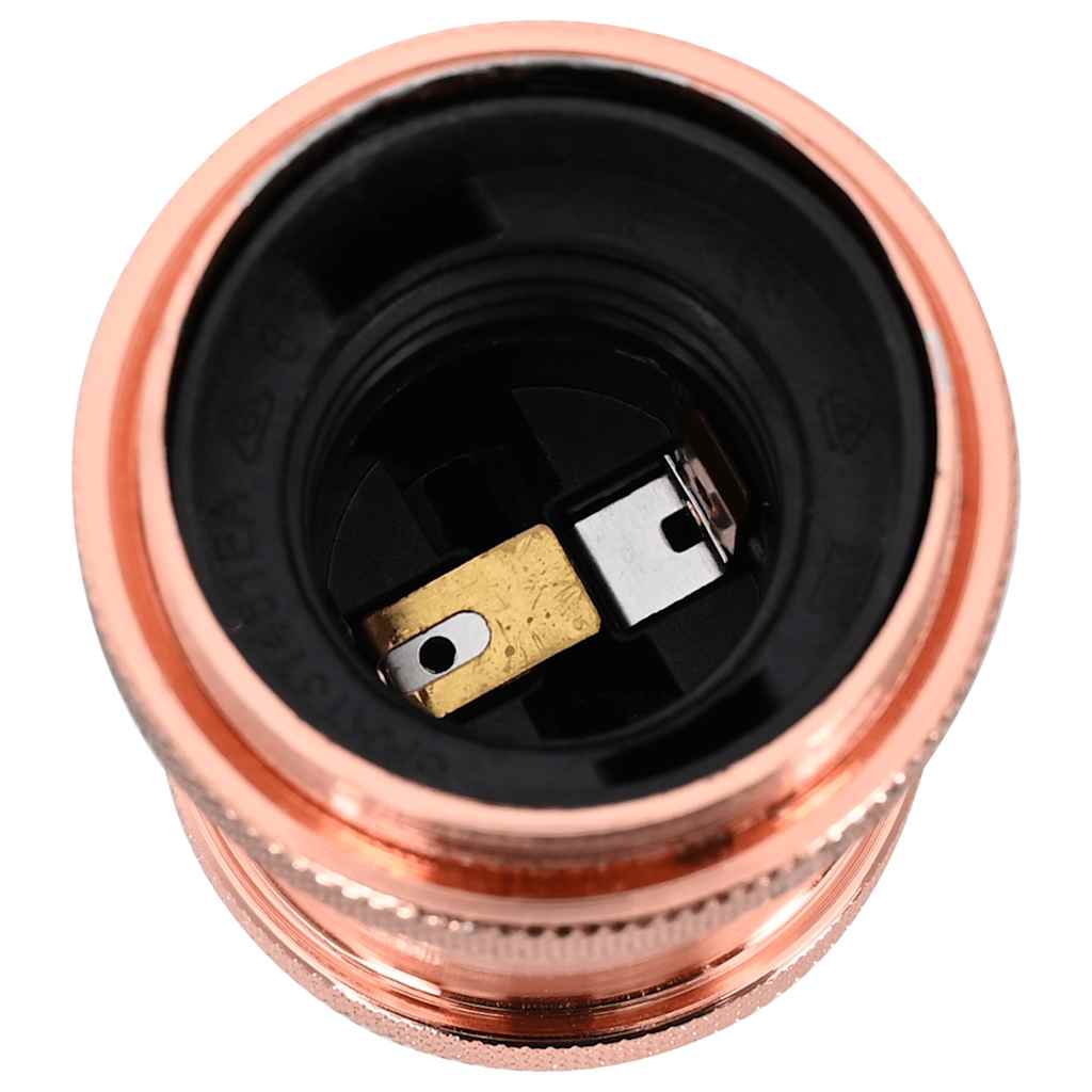 Portalampada 2 pz Oro Rosa E27
