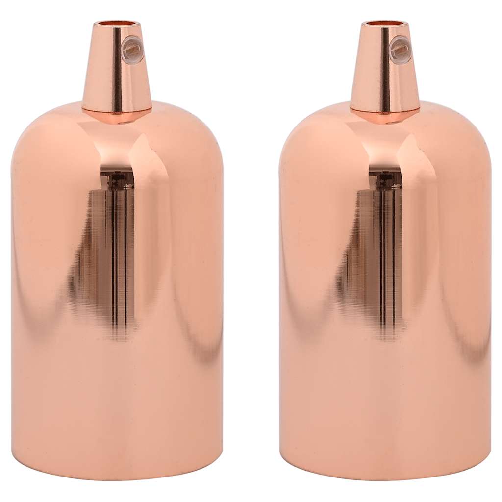 Portalampada 2 pz Oro Rosa E27