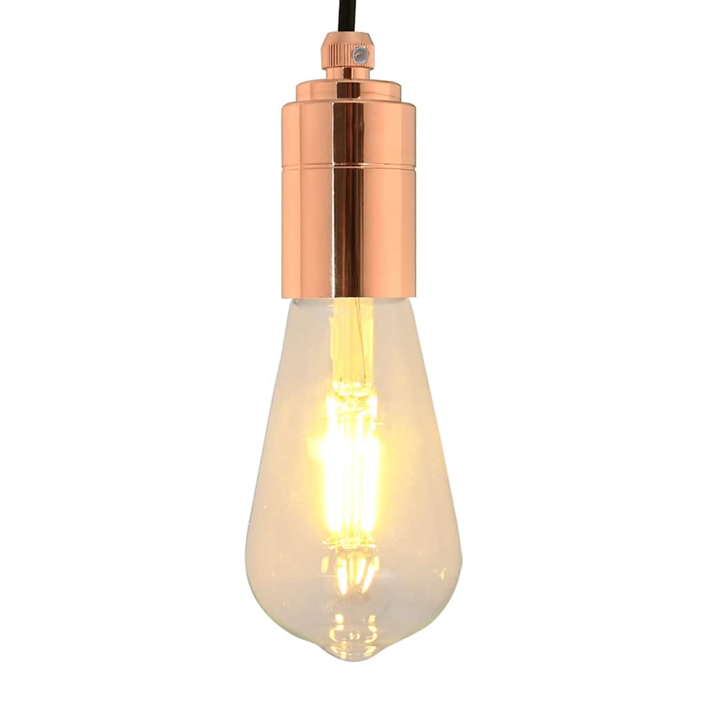 Portalampada 2 pz Oro Rosa E27