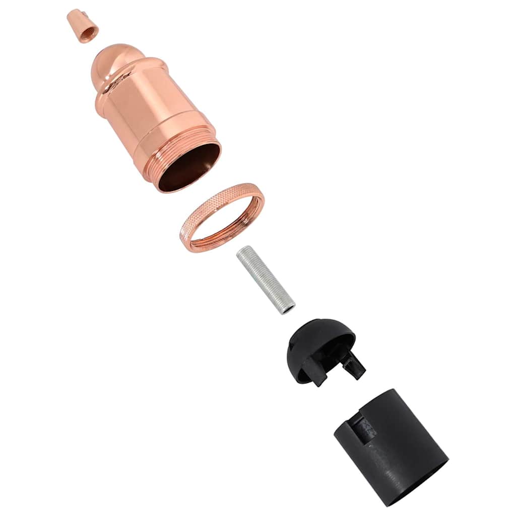 Portalampada 2 pz Oro Rosa E27