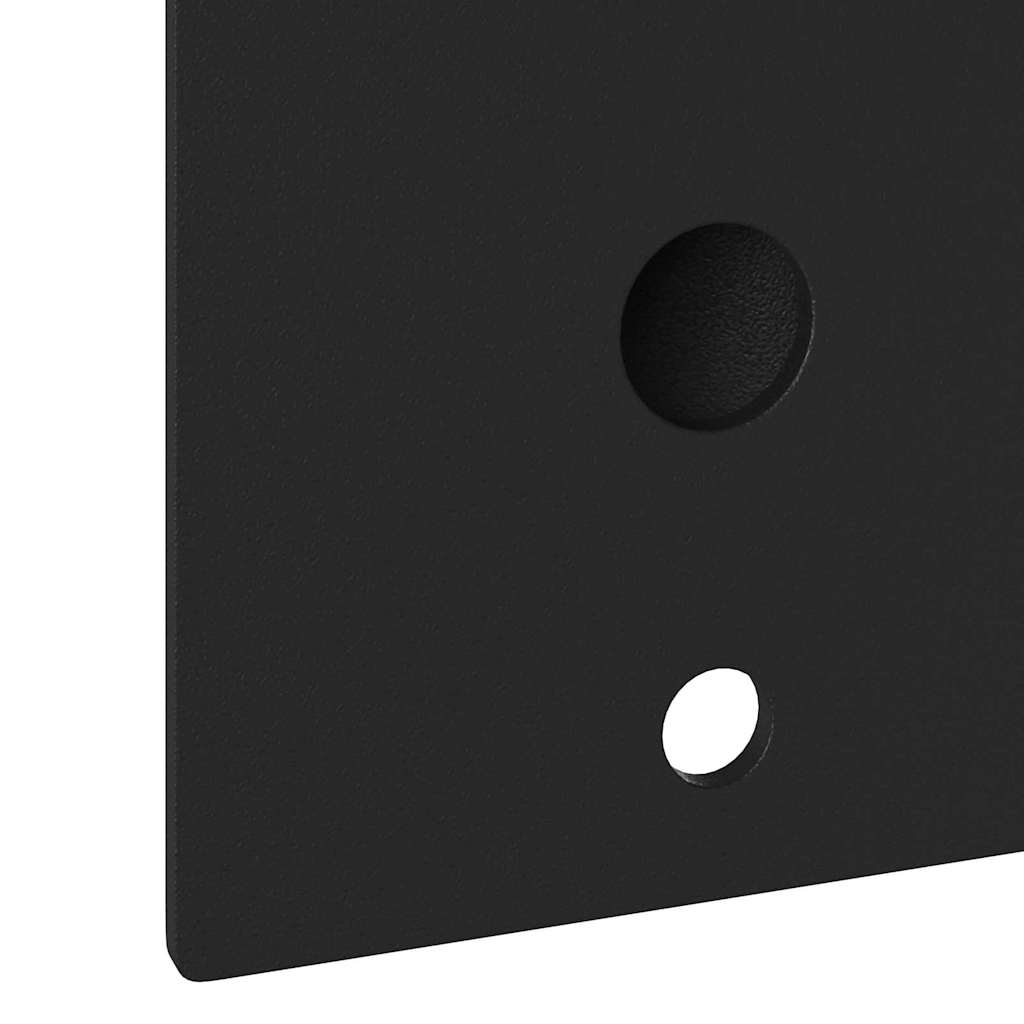 Supporto per Bandiera Nero 10,5 x 7,5 x 0,25 cm Acciaio