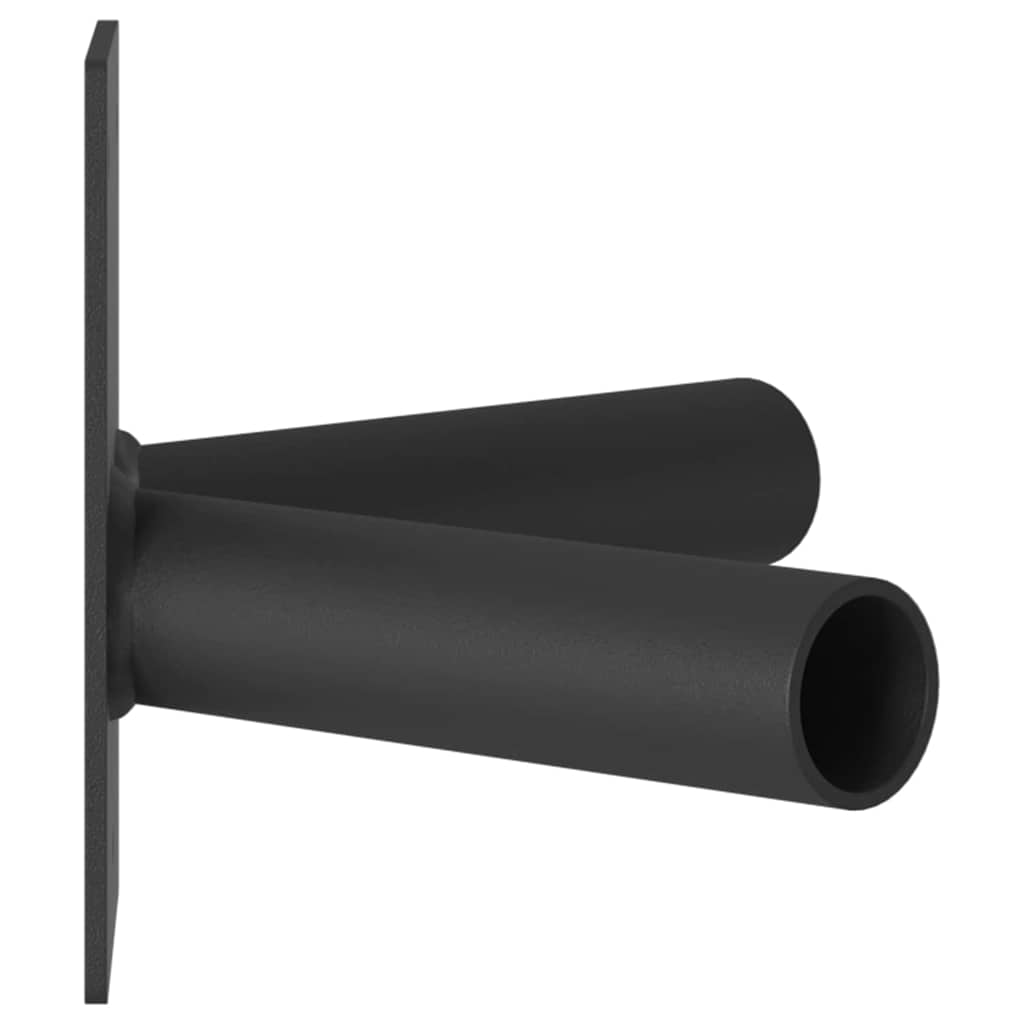 Supporto per Bandiera Nero 11,5 x 7,5 x 0,2 cm Acciaio