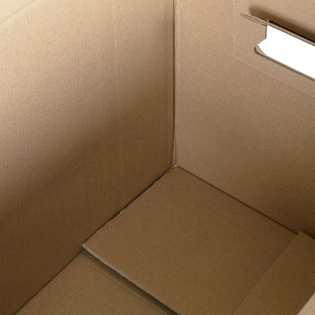 Scatola per Traslochi 20 pz Naturale 59 x 31,5 x 31,5 cm