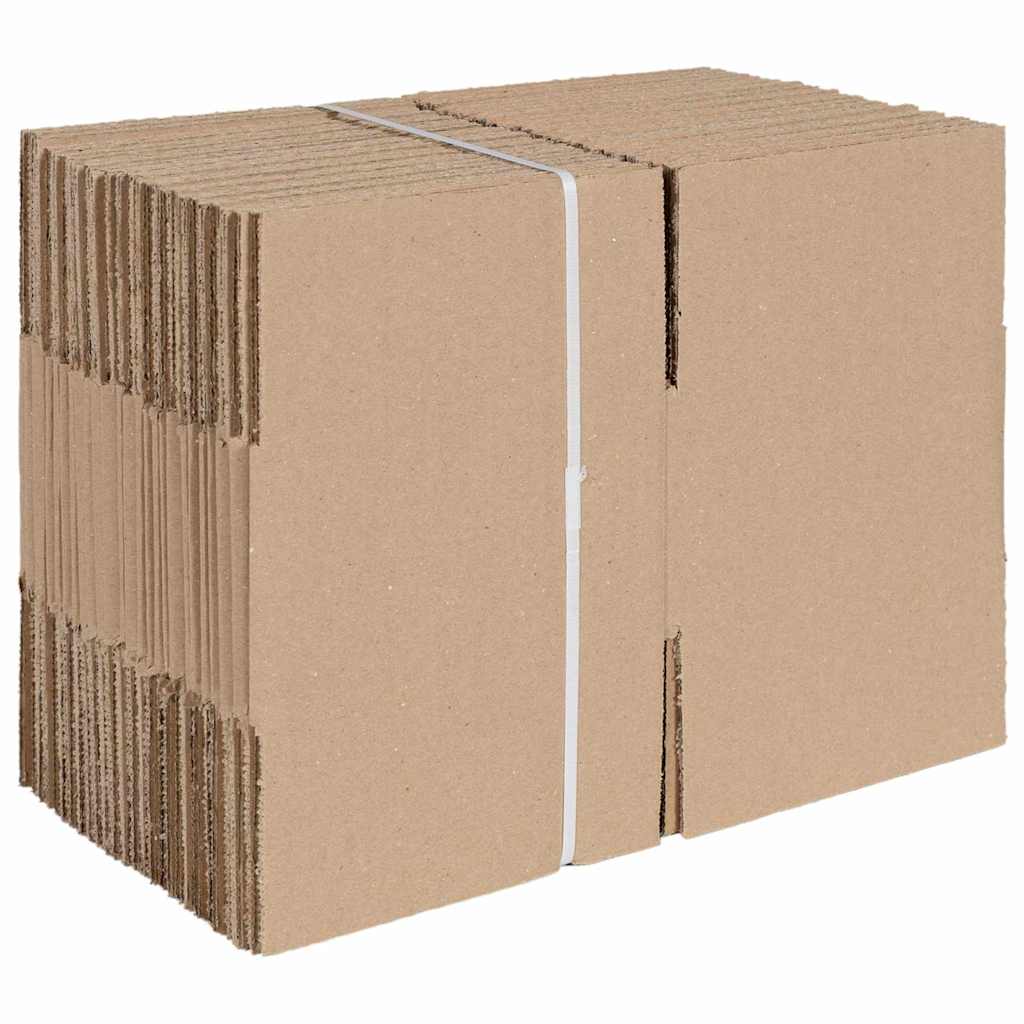 Scatola Pieghevole 50 pz Naturale 15 x 15 x 8 cm Cartone