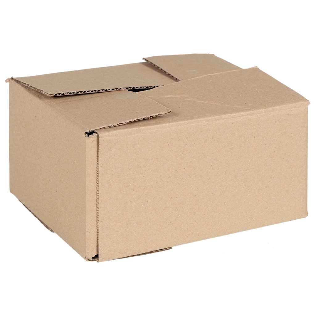 Scatola Pieghevole 50 pz Naturale 20 x 15 x 10 cm Cartone