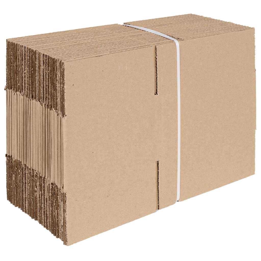 Scatola Pieghevole 50 pz Naturale 20 x 15 x 10 cm Cartone