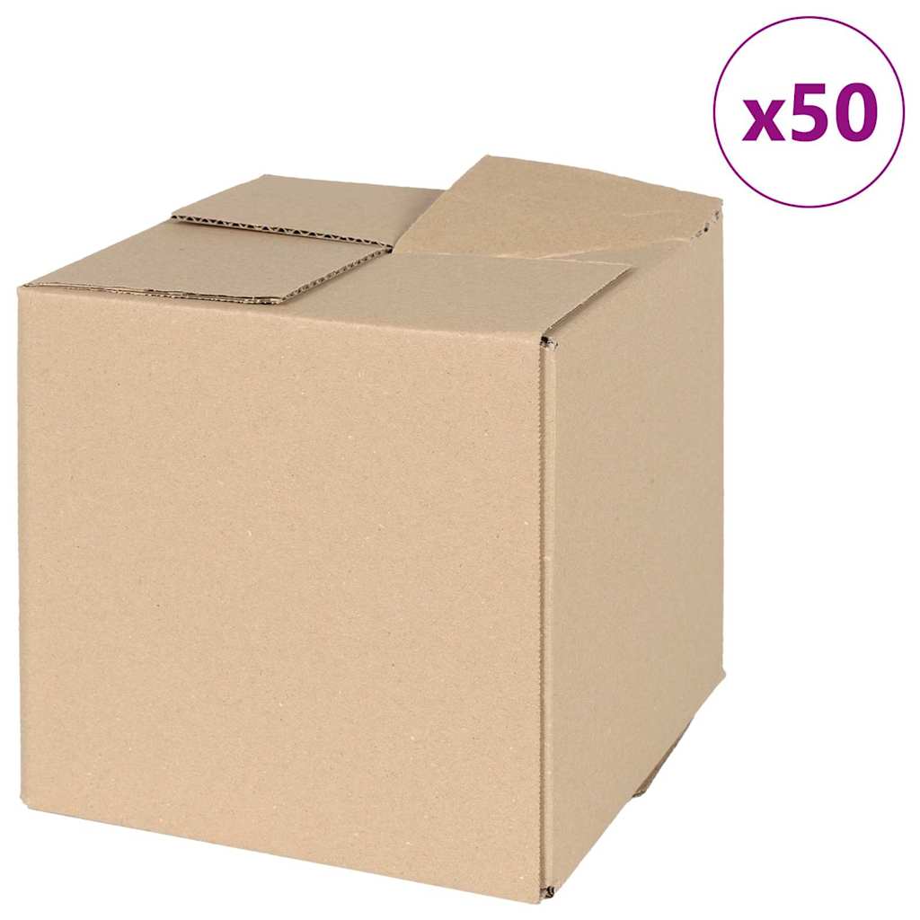 Scatola Pieghevole 50 pz Naturale 20 x 20 x 20 cm Cartone