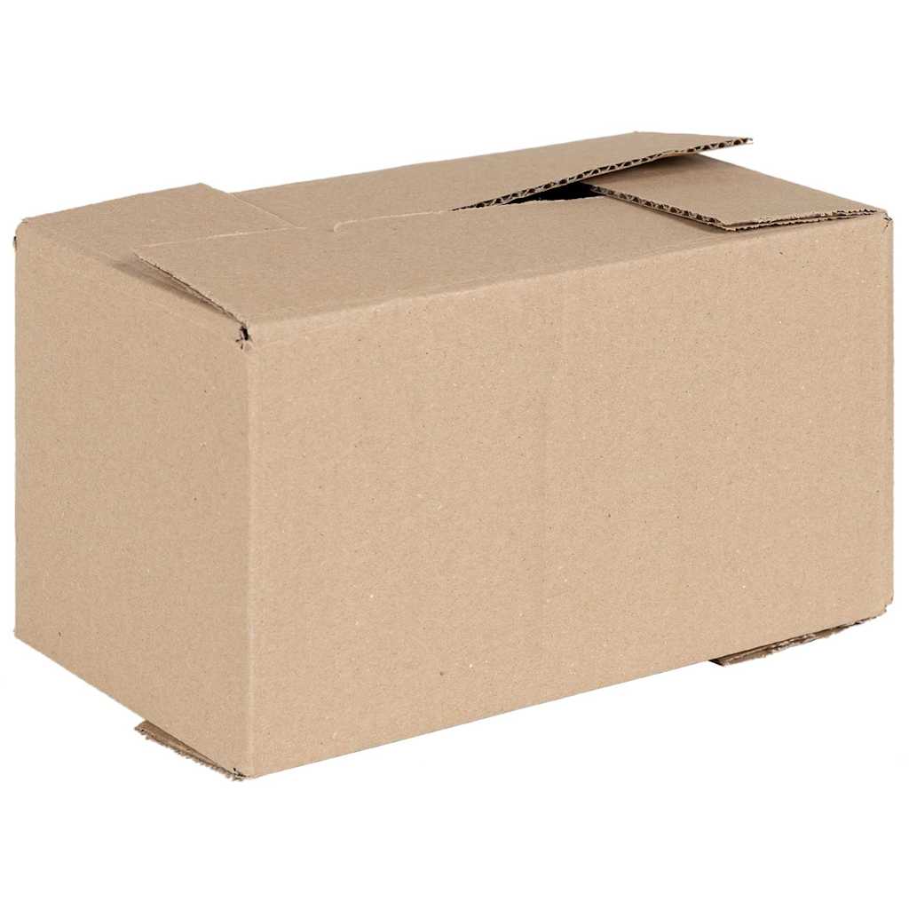 Scatola Pieghevole 50 pz Naturale 24 x 13 x 13 cm Cartone