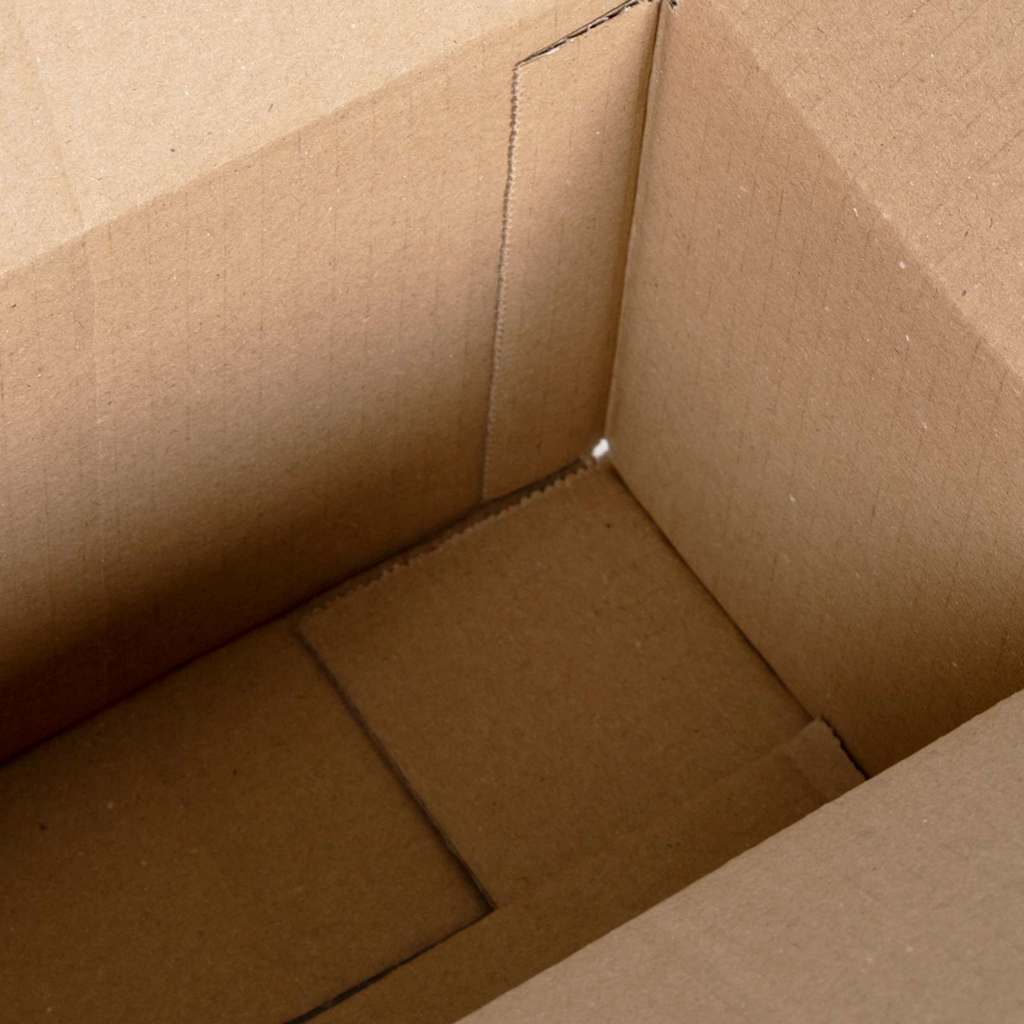 Scatola Pieghevole 50 pz Naturale 24 x 13 x 13 cm Cartone