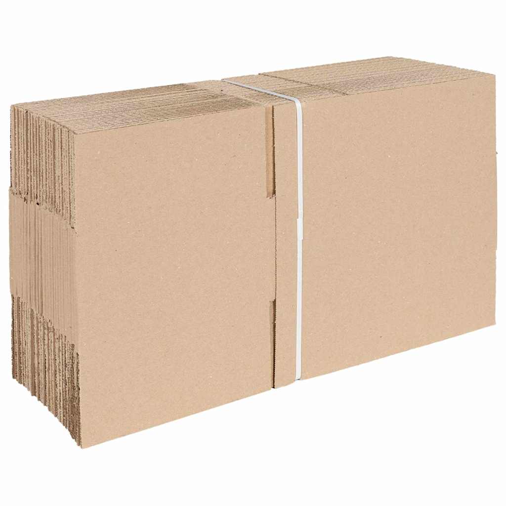 Scatola Pieghevole 50 pz Naturale 25 x 17,5 x 10 cm Cartone