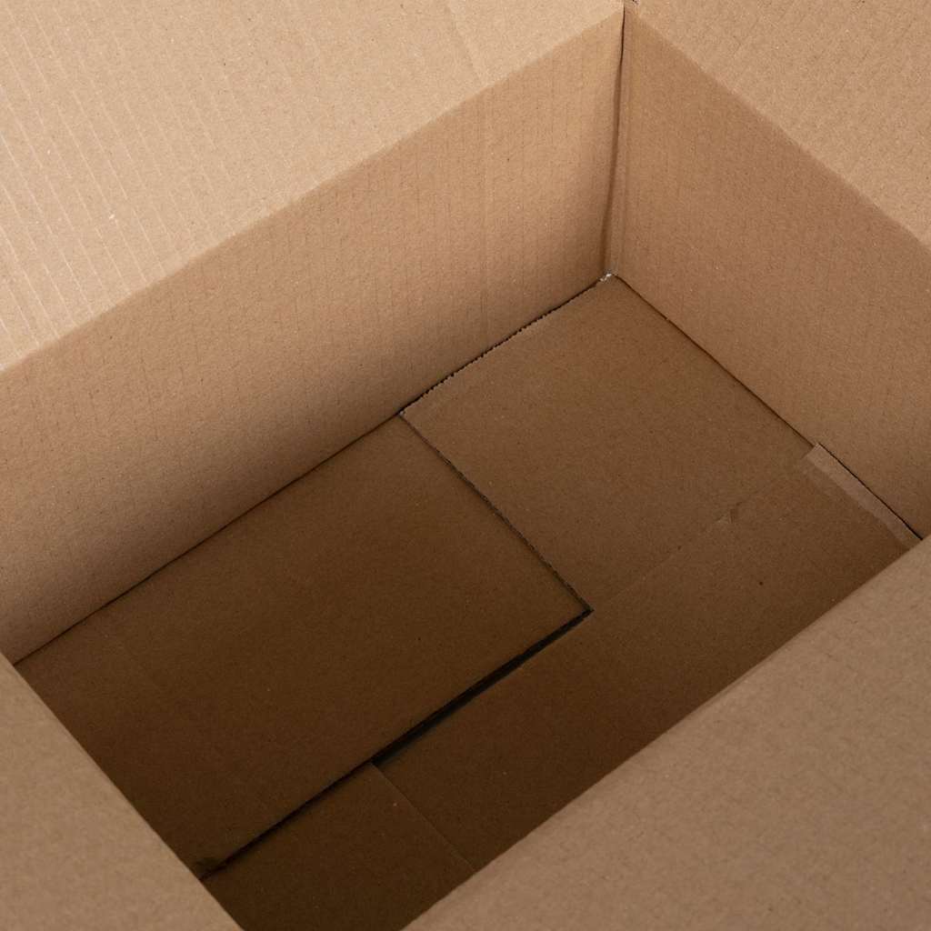 Scatola Pieghevole 50 pz Naturale 30 x 21,5 x 14 cm Cartone