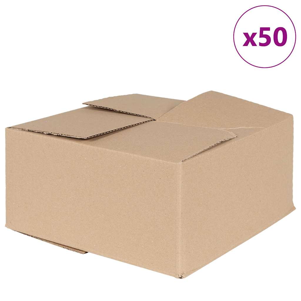 Scatola Pieghevole 50 pz Naturale 30 x 30 x 15 cm Cartone