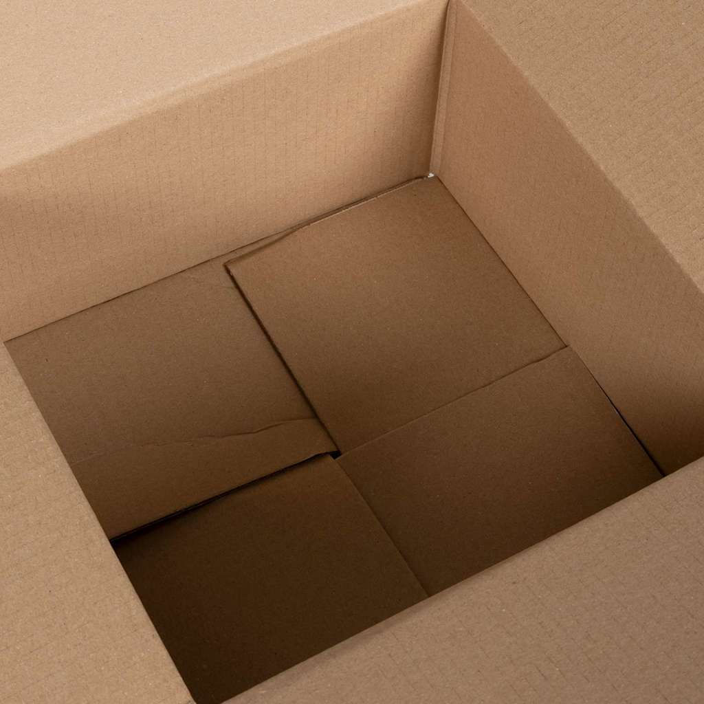Scatola Pieghevole 50 pz Naturale 30 x 30 x 15 cm Cartone