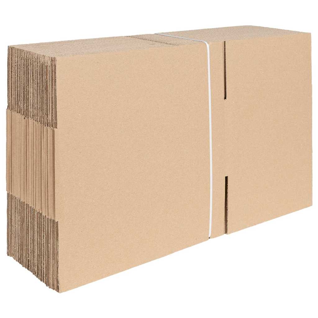 Scatola Pieghevole 50 pz Naturale 35 x 24 x 15 cm Cartone