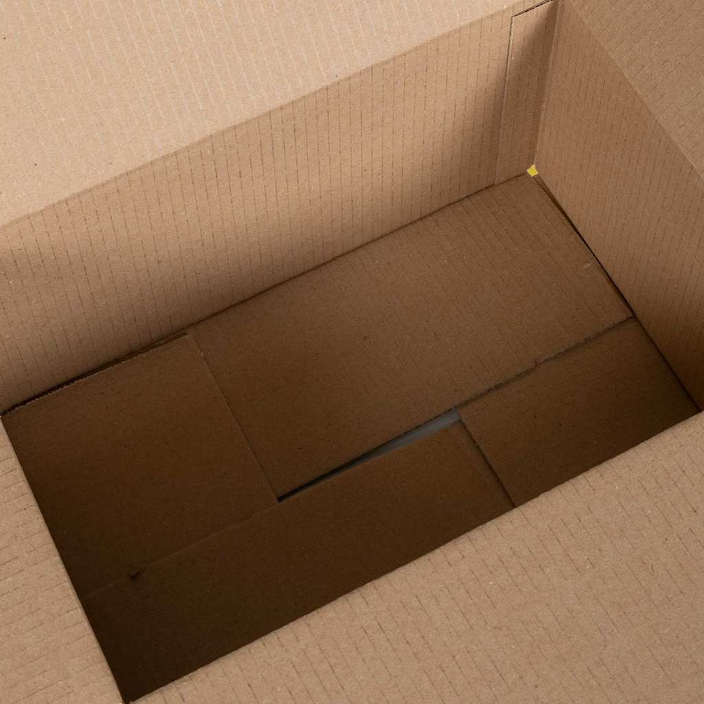 Scatola Pieghevole 50 pz Naturale 35 x 24 x 15 cm Cartone