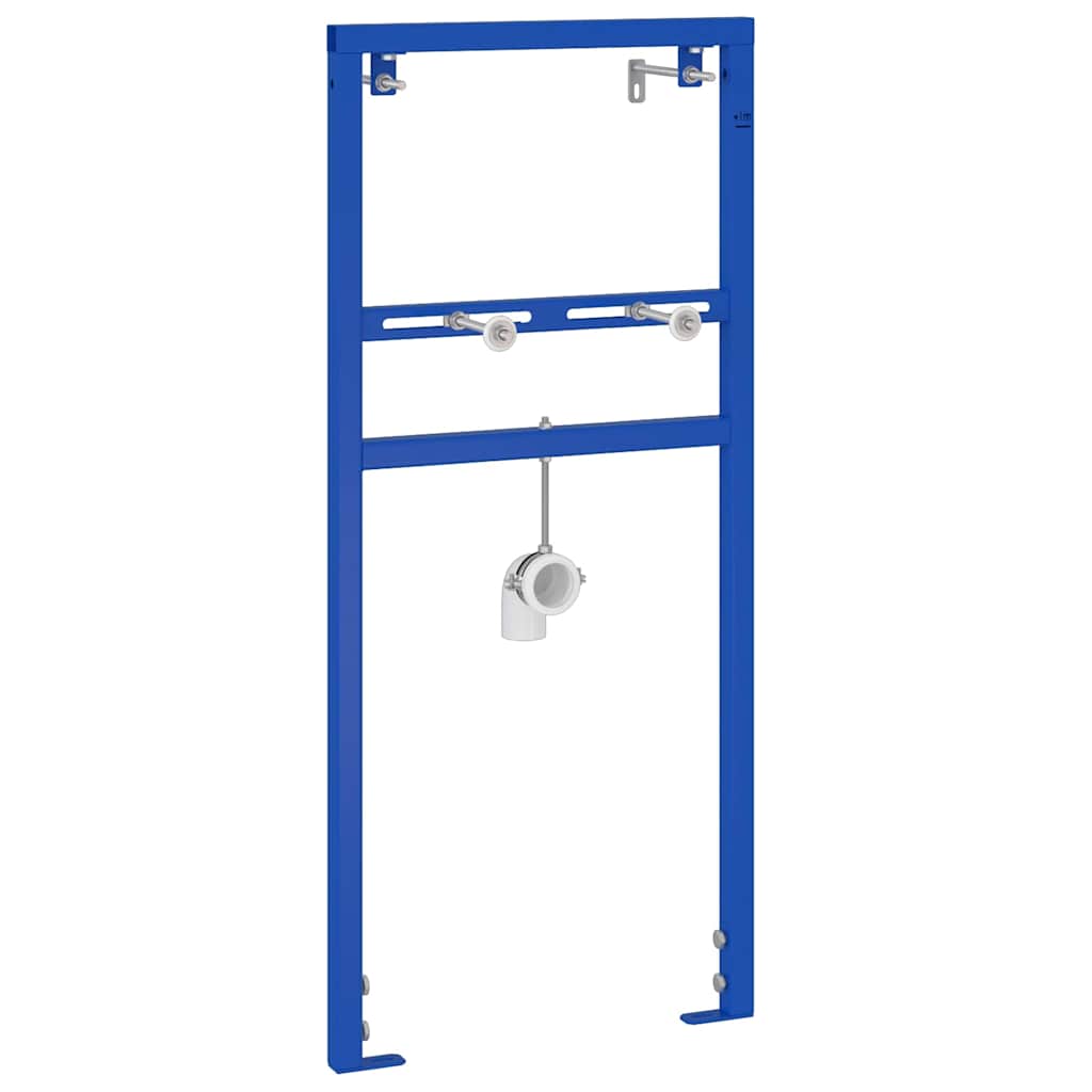 Supporto a Muro per Sistema di Lavabo Blu 50 x 3 x 112 cm