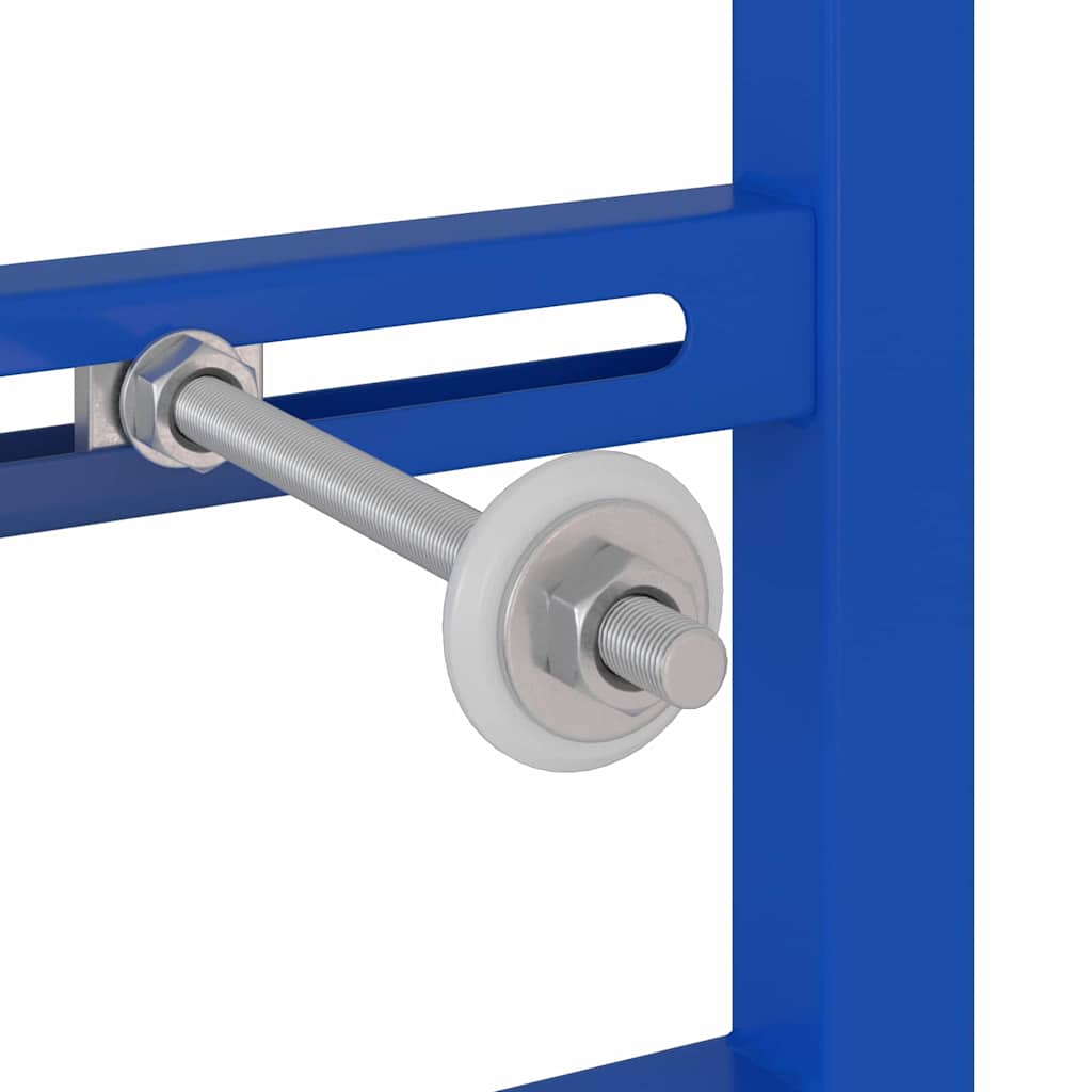Supporto a Muro per Sistema di Lavabo Blu 50 x 3 x 112 cm
