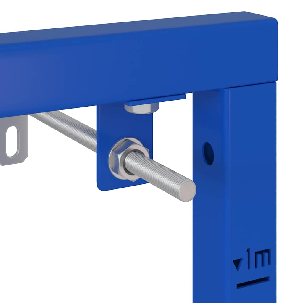 Supporto a Muro per Sistema di Lavabo Blu 50 x 3 x 112 cm