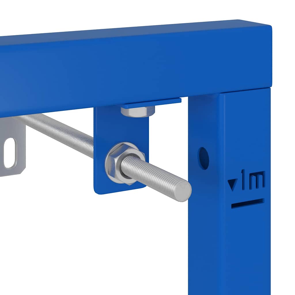 Supporto a muro per sistema bidet Blu 50 x 3 x 112 cm