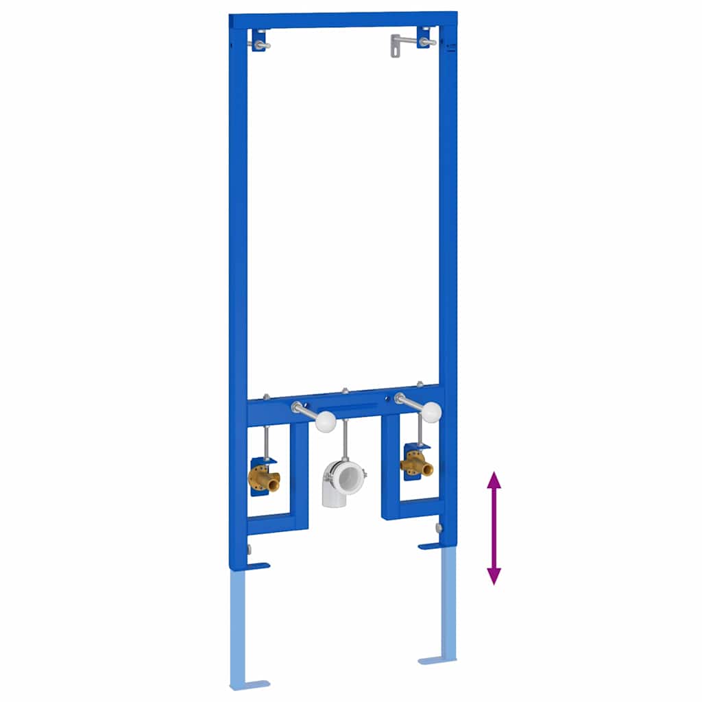 Supporto a muro per sistema bidet Blu 50 x 3 x 112 cm