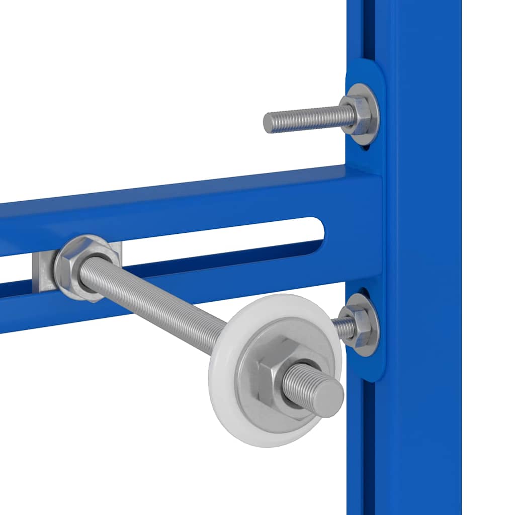 Supporto a Parete per Sistema di Urinatoio Blu 50 x 3 x 112 cm