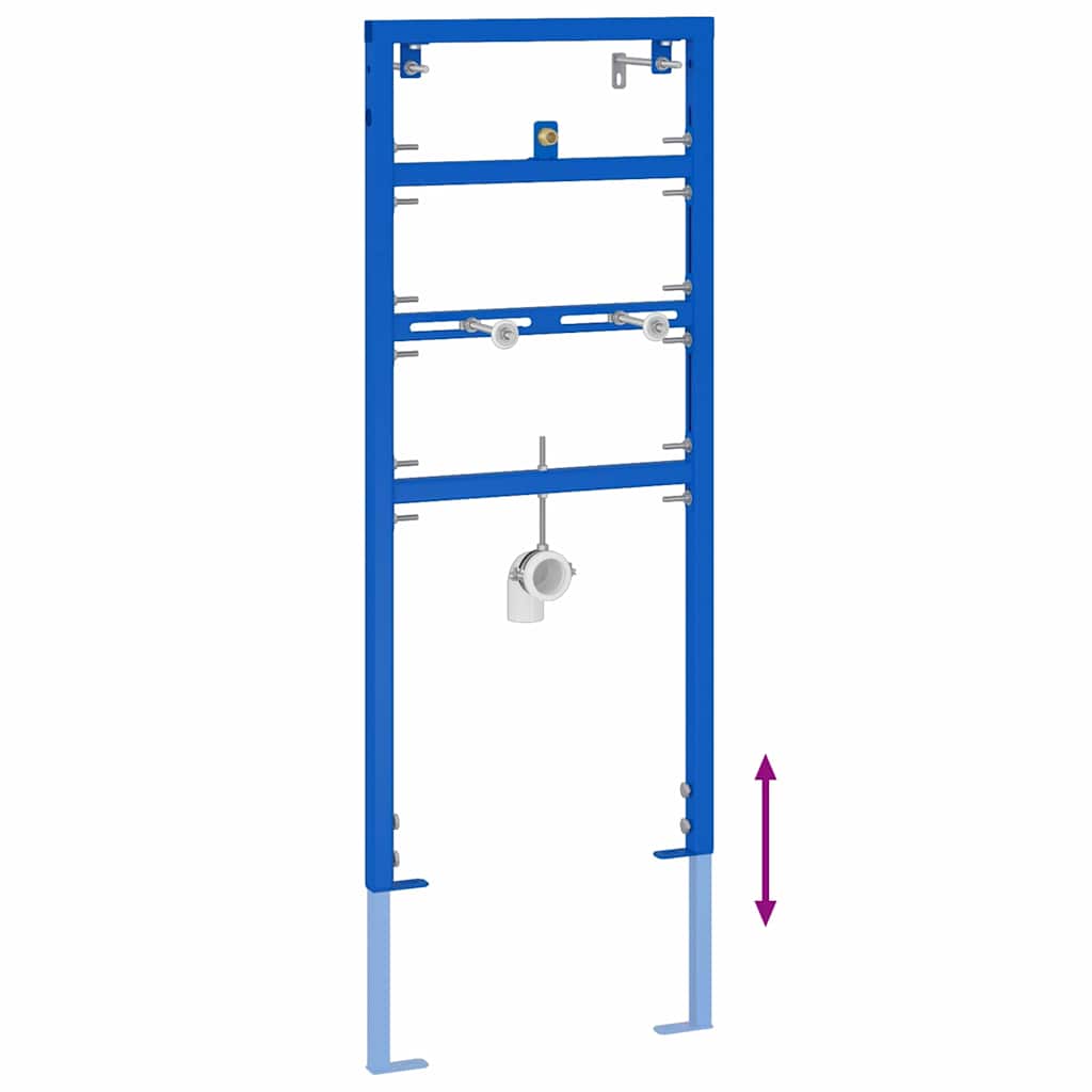 Supporto a Parete per Sistema di Urinatoio Blu 50 x 3 x 112 cm