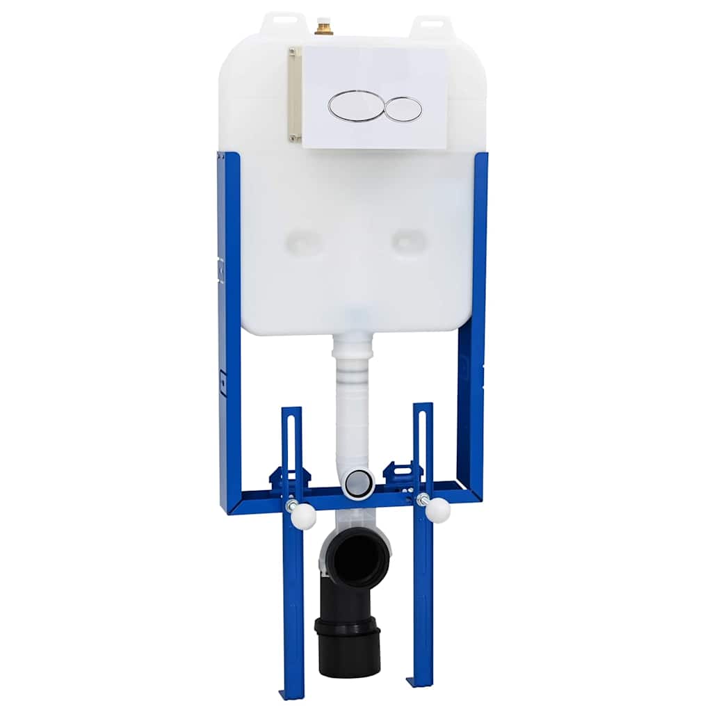 Telaio del Cistern Bianco 50 x 8 x 131 cm Acciaio