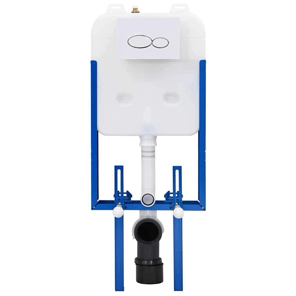 Telaio del Cistern Bianco 50 x 8 x 131 cm Acciaio