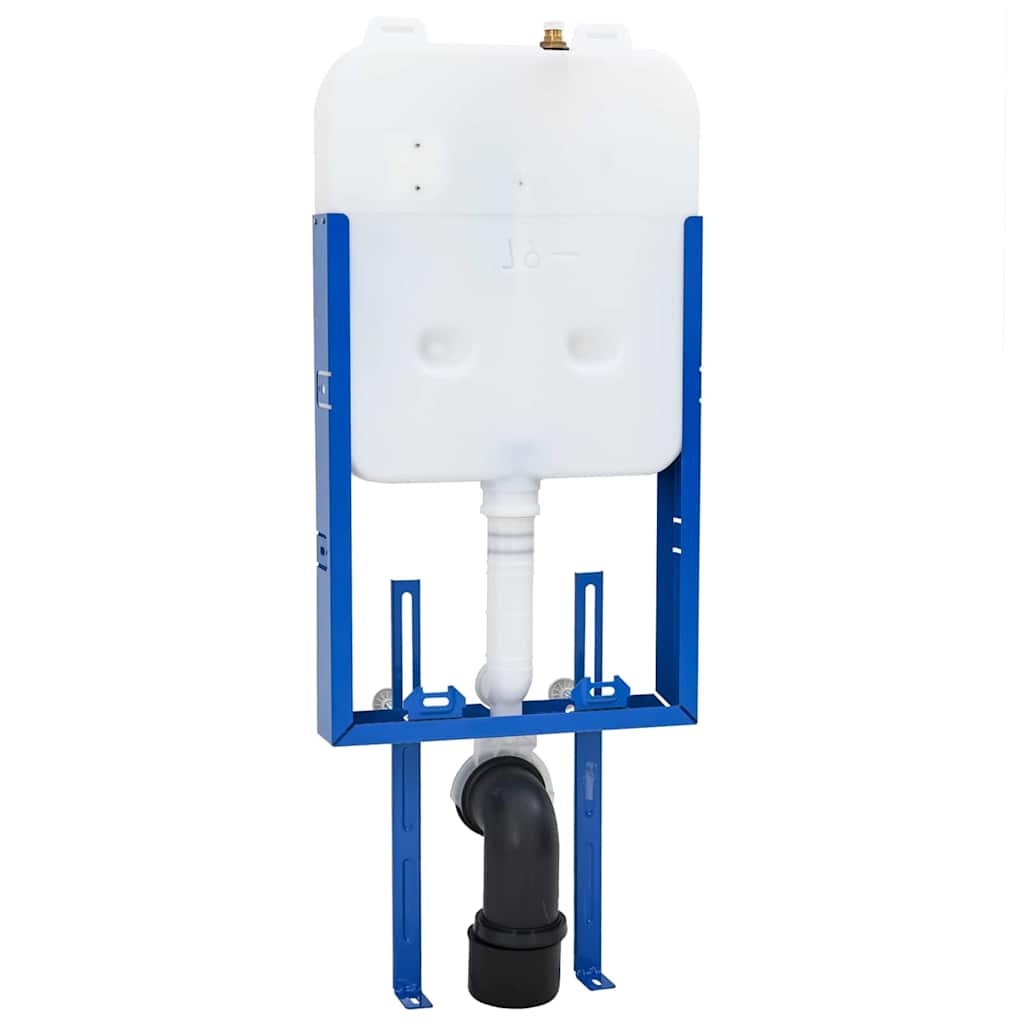 Telaio del Cistern Bianco 50 x 8 x 131 cm Acciaio