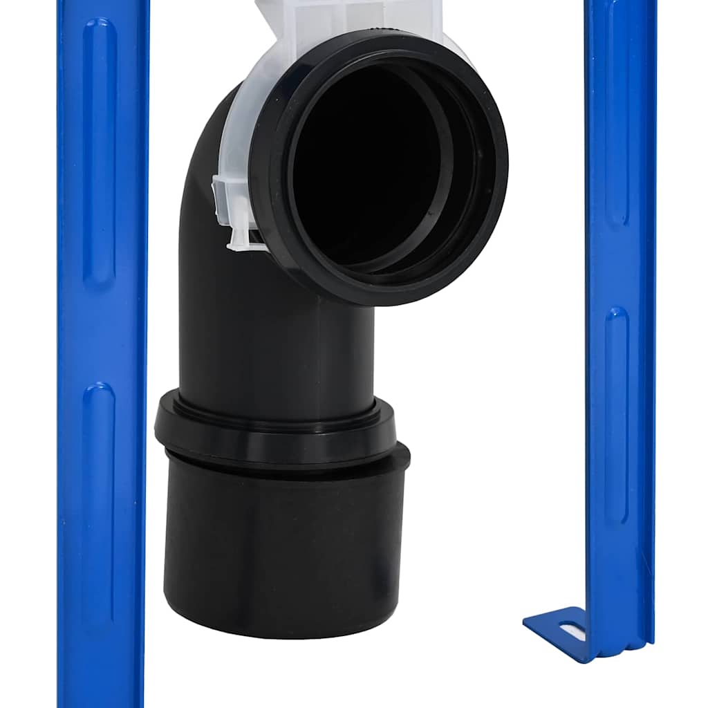 Telaio del Cistern Bianco 50 x 8 x 131 cm Acciaio