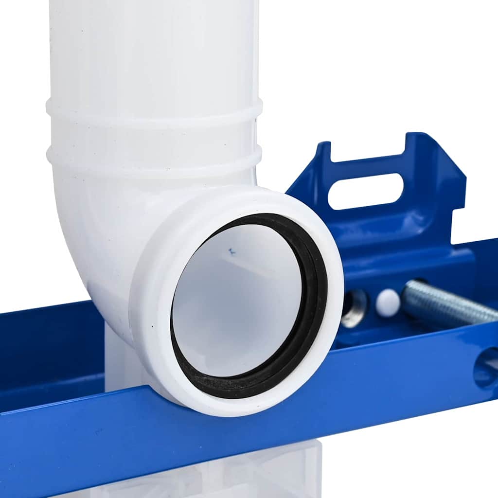 Telaio del Cistern Bianco 50 x 8 x 131 cm Acciaio