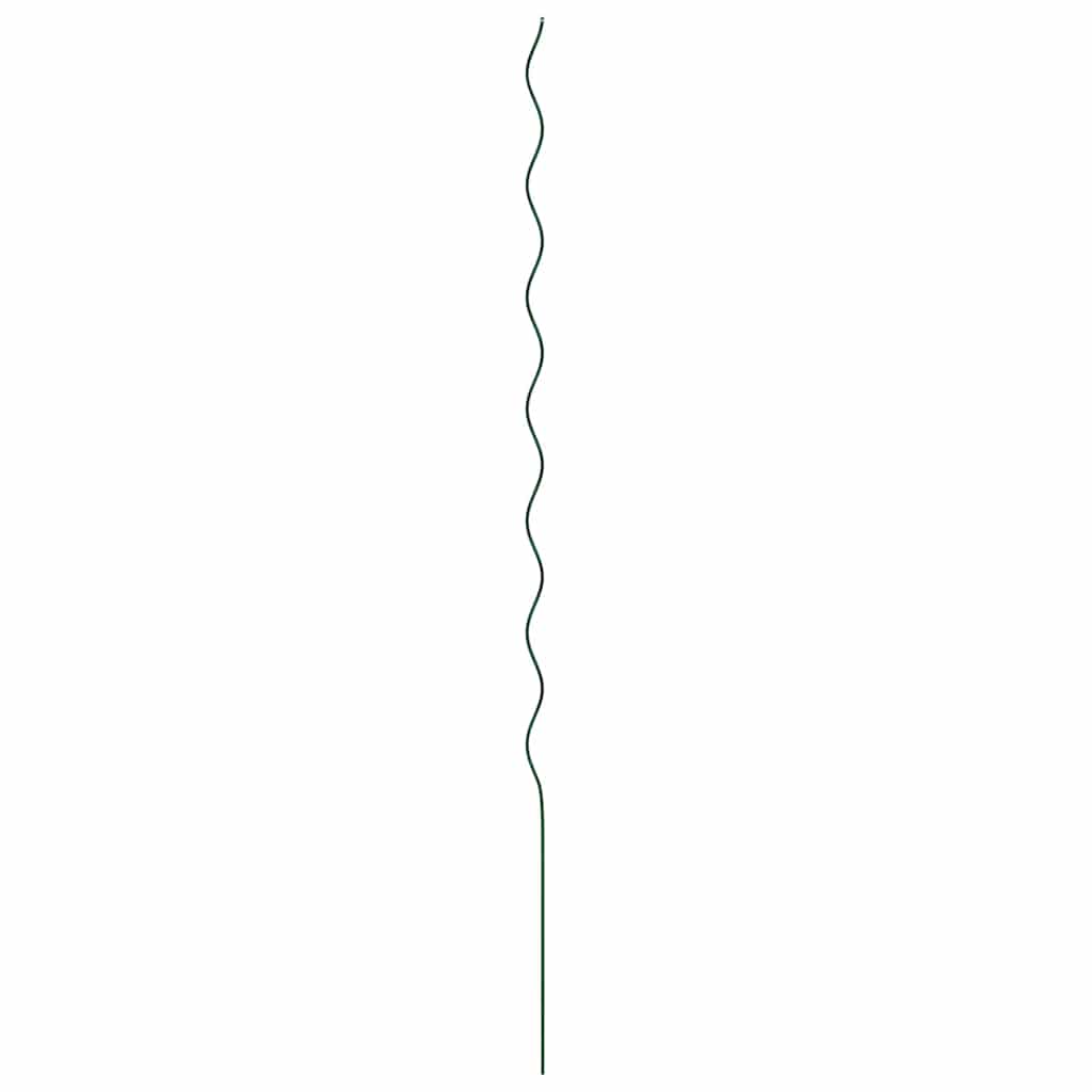 Supporto per piante 5 pz Verde 170 x 0,6 x 0,6 cm Acciaio