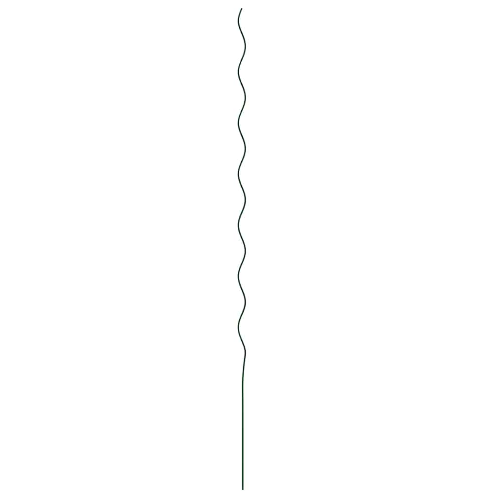 Supporto per piante 5 pz Verde 170 x 0,6 x 0,6 cm Acciaio