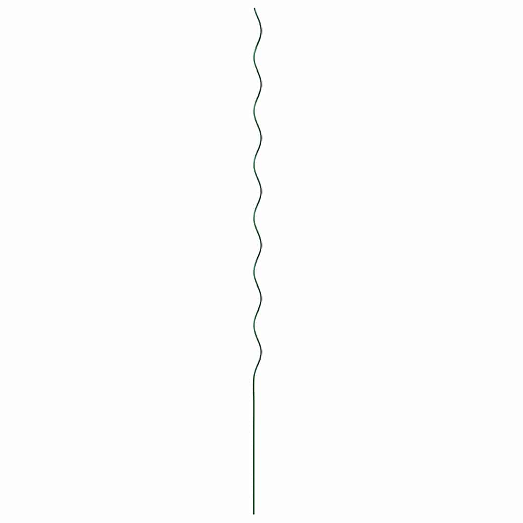 Supporto per piante 5 pz Verde 170 x 0,6 x 0,6 cm Acciaio